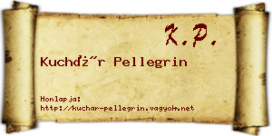 Kuchár Pellegrin névjegykártya